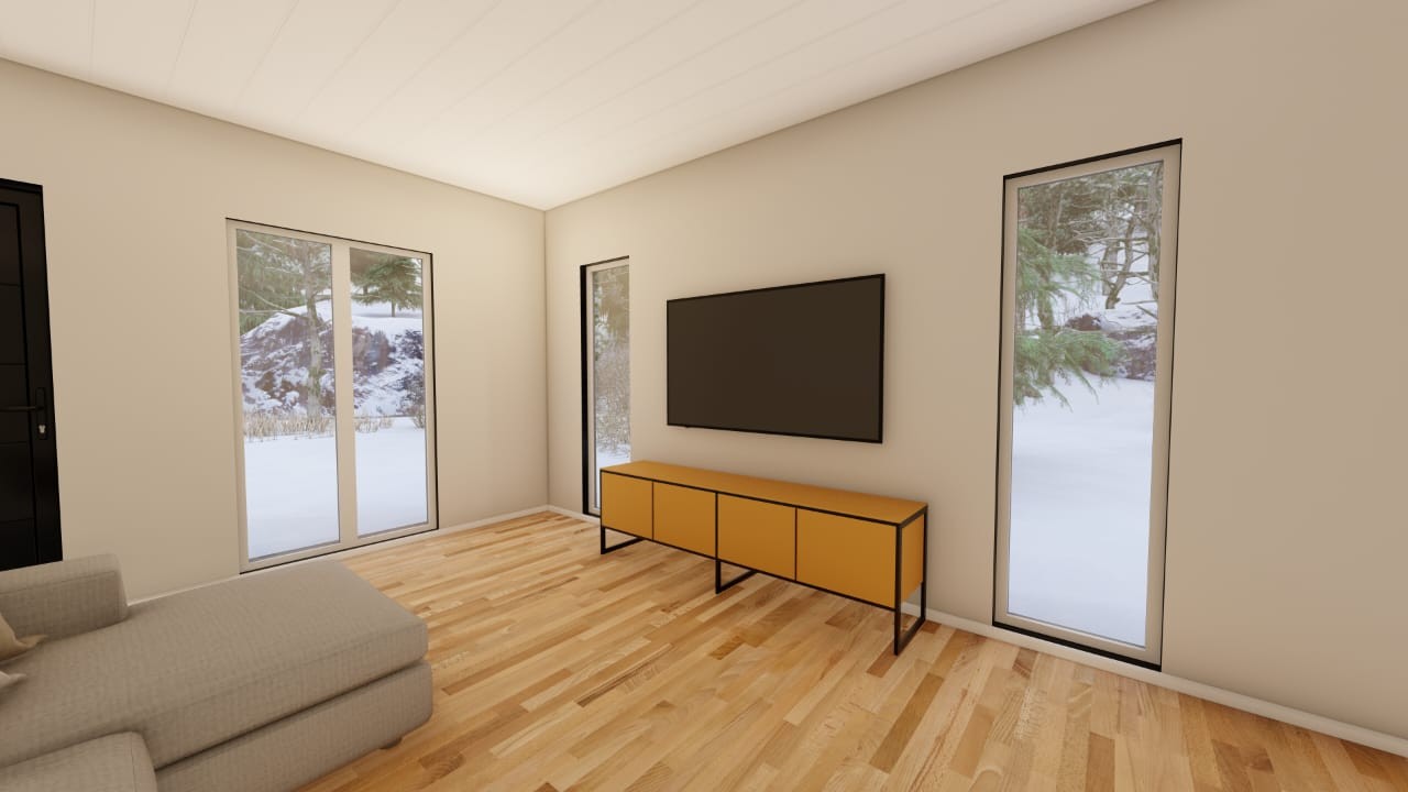 Общий план дома с размерами