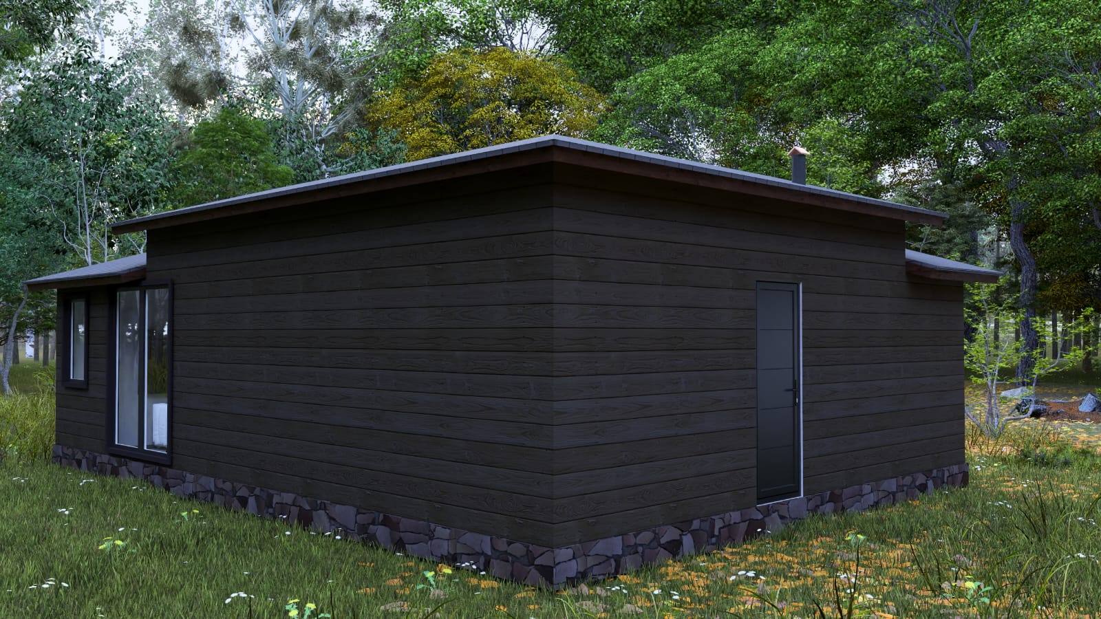 Баня с комнатой отдыха