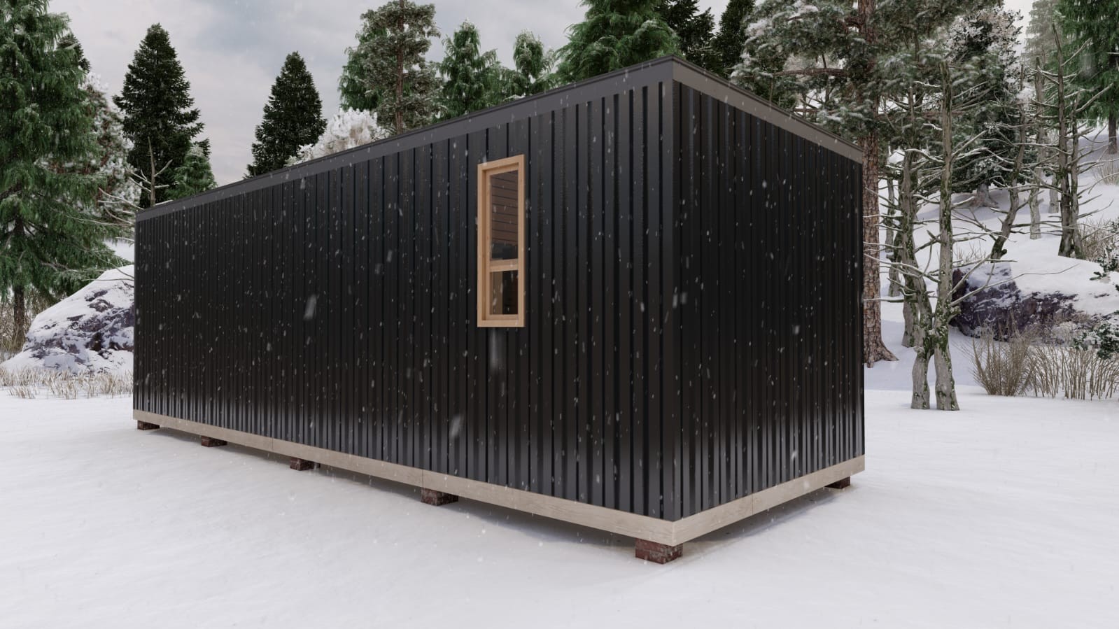 Домик с сауной