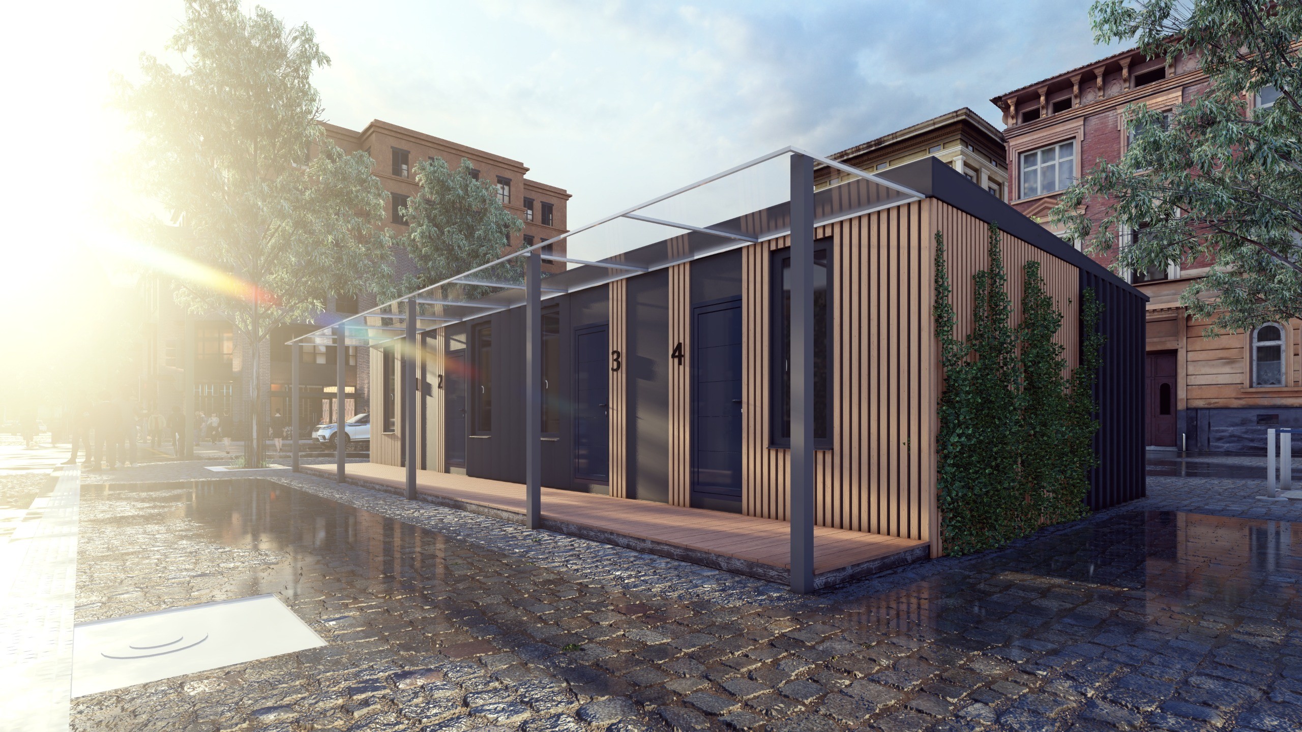 Гостиница на 4 номера